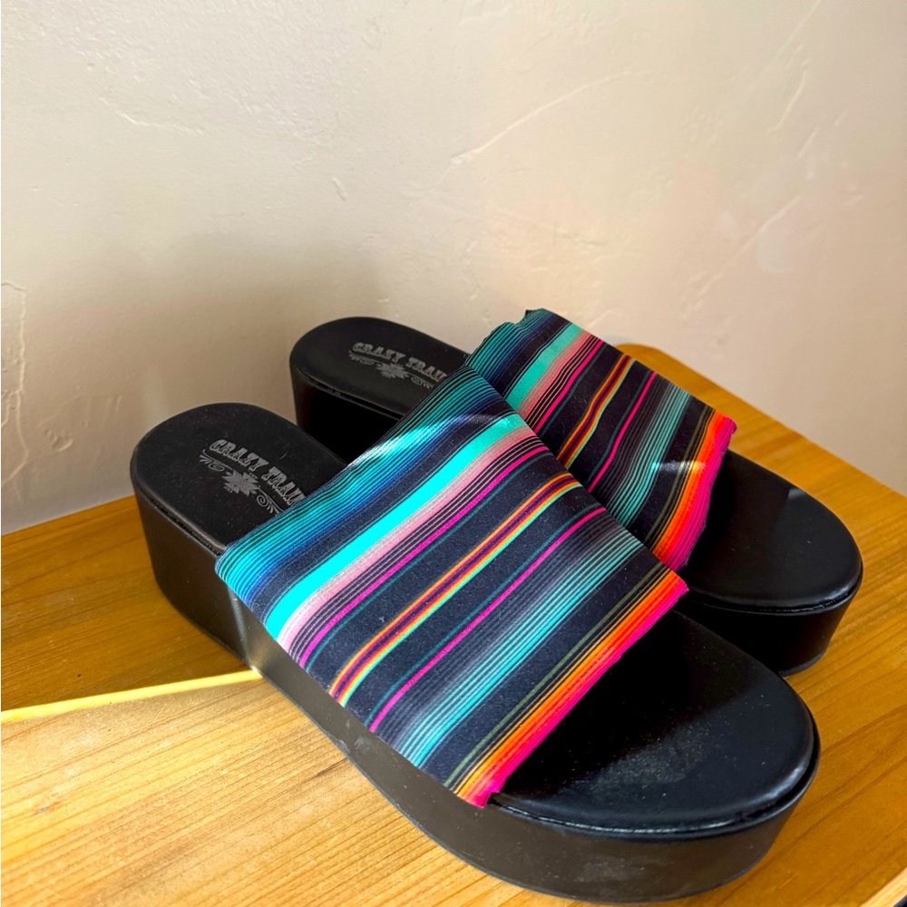 Crazy Train Serape Wedge